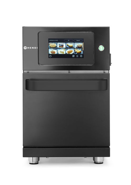 Four à cuisson accélérée CombiTurbo, HENDI, Noir, 230V/3500W, 380x663x(H)619mm — 281512