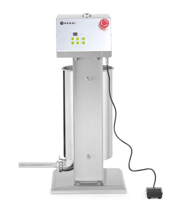 Machine à remplir les saucisses, électrique, HENDI, 15L, 230V/60W, 450x350x(H)750mm — 282083