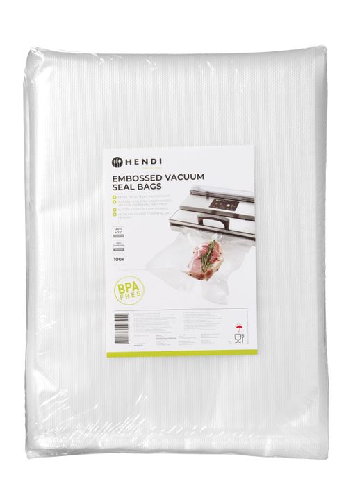 Sacs sous vide gaufrés, HENDI, 100 u., 300x400mm — 297452
