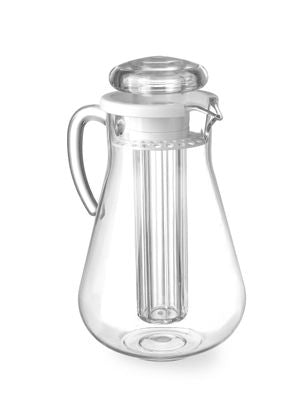 Pichet avec tube à glaçons, HENDI, 2,2L, ⌀150x(H)260mm — 425107