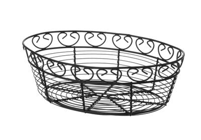 Draadmandje deco ovaal, HENDI, 255x160x(H)80mm — 425879