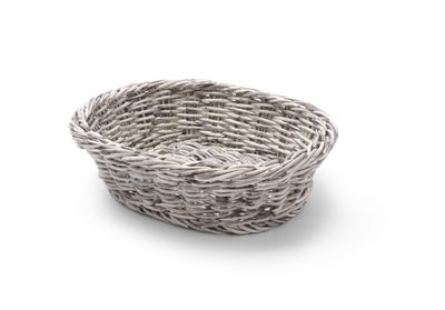 Corbeille à pain ovale, HENDI, Gris clair, 250x190x(H)65mm — 426616