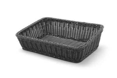 Broodmand rechthoekig, HENDI, Zwart, 400x300x(H)120mm — 426678