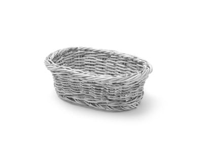 Broodmand ovaal, HENDI, Lichtgrijs, 190x120x(H)60mm — 426760