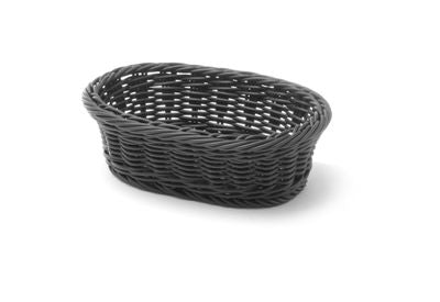 Broodmand ovaal, HENDI, Zwart, 190x120x(H)60mm — 426777