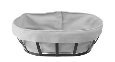 Broodmandje met zak, HENDI, ovaal, 250x160x(H)75mm — 427125