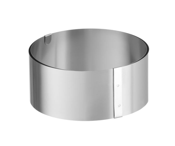 Cercle à gâteau, ajustable, HENDI, Argent, ⌀320x(H)70mm, Rond — 427736