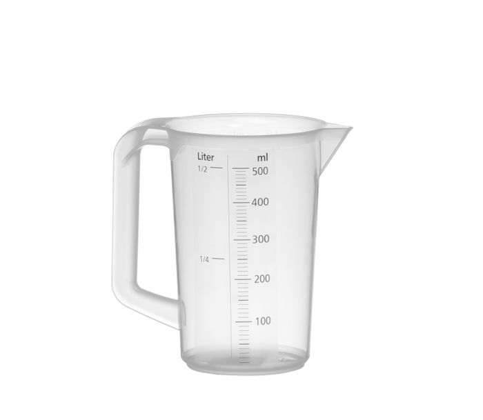 Broc mesureur gradué, HENDI, Profi Line, 0,5L, ⌀90x90mm — 427828