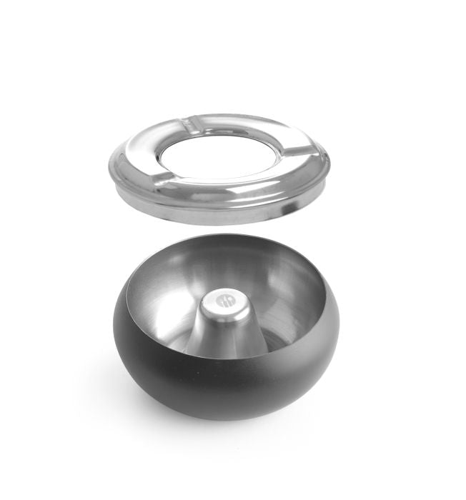 Terrasasbak zwart, HENDI, ⌀105x(H)58mm — 440230