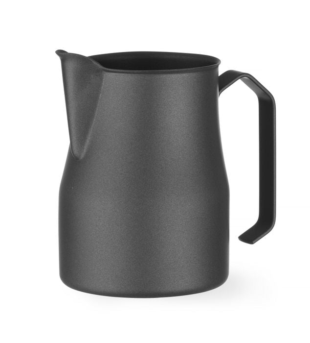 Pot à lait noir mat avec bec verseur en forme V, HENDI, 0,7L, Noir, ⌀84x(H)130mm — 451045