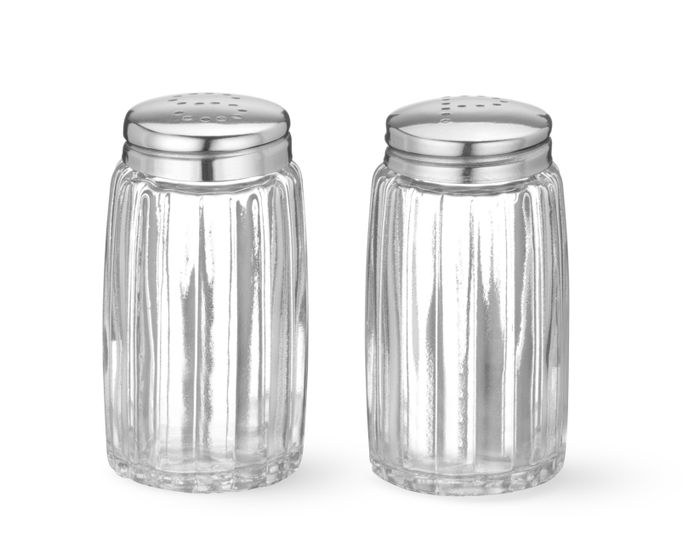 Peper- en zoutstrooier set, HENDI, ⌀40x(H)70mm — 465387