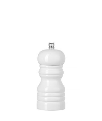 Houten zoutmolen, HENDI, Wit, ⌀50x(H)113mm — 469613