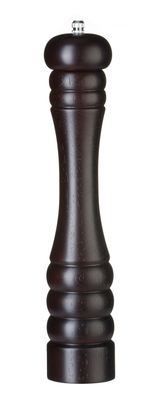 Houten zoutmolen, HENDI, Hout donker, ⌀60x(H)315mm — 469835