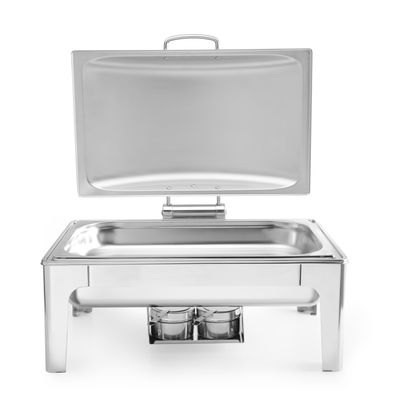 Chafing dish GN 1/1 finition satiné, HENDI, Profi Line, 9L, 570x430x(H)290mm — 470251