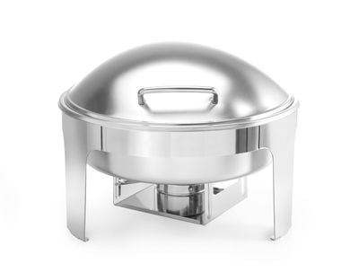 Chafing dish rond satin finish, HENDI, Profi Line, 6L, 465x420x(H)320mm — 470282