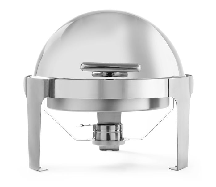 Rolltop-Chafing dish - rond, HENDI, 5,6L, 510x540x(H)480mm — 470312