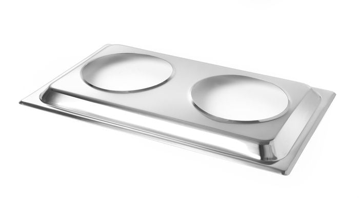 Plateau-support pour 2 bacs bains-marie, HENDI, Plateau-support, GN 1/1, 530x325x(H)30mm — 470930