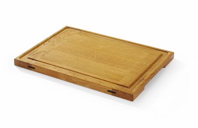 Eiken serveerplank, HENDI, 370x270x(H)20mm — 505465