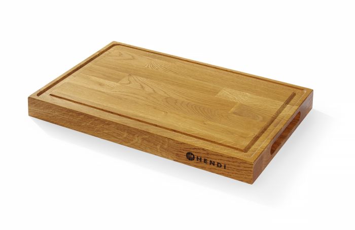Planche de présentation en chêne, HENDI, 420x280x(H)40mm — 505489
