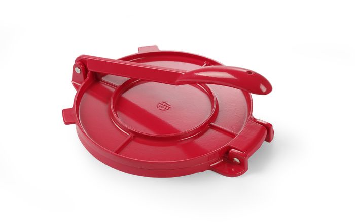 Presse à tortilla, HENDI, Rouge, 250x200x(H)95mm — 513033