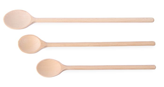 Cuillère à bois -lot de 3, tailles différentes, HENDI, 3 u., (L)475mm — 525005