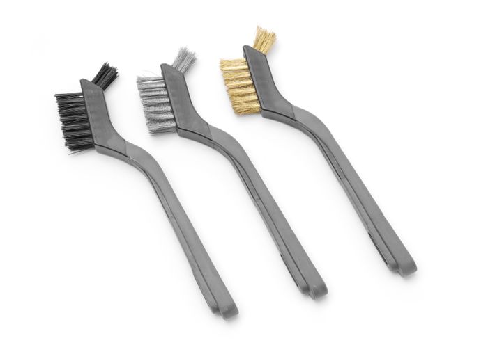 Set de brosses métalliques étroites - 3 pièces, HENDI, 3 u., (L)178mm — 525524
