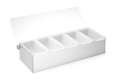 Porte-condiments, BarUp, 5 boîtes, 375x140x(H)90mm — 552100