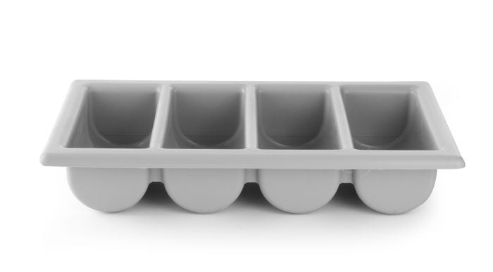 Bestekbak, HENDI, Lichtgrijs, 525x325x(H)97mm — 552308