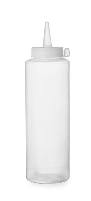 Doseer knijpfles, HENDI, 0,2L, Transparant, ⌀50x(H)177mm — 558027