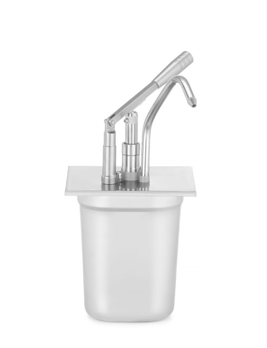 Couvercle avec distributeur pour bacs GN, HENDI, GN 1/6, Argent, 276x165mm — 558133