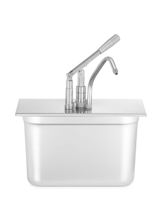 Deksel met pomp voor GN containers, HENDI, GN 1/3, Zilver, 352x180mm — 558157