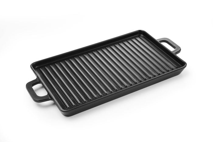 Mini grillpan Little Chef, HENDI, Zwart, 320x162x(H)20mm — 564516