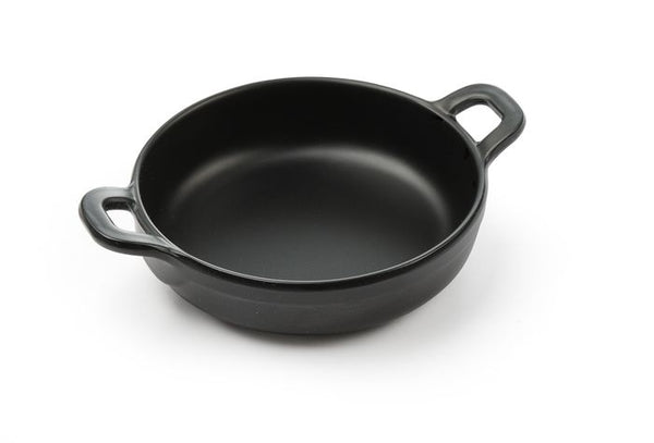 Mini ronde pan Little Chef, HENDI, Zwart, 150x115x(H)37mm — 564523