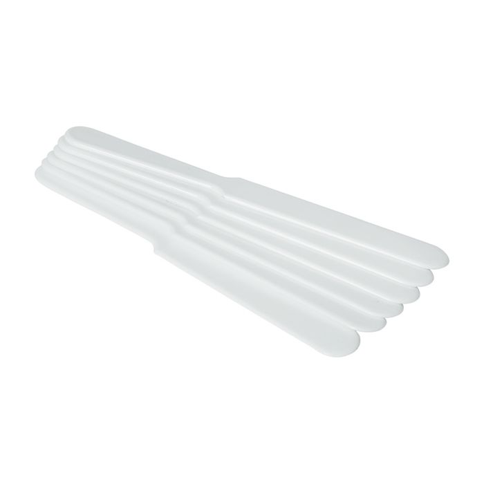 Coupe-mousse - 6 pièces, BarUp, Blanc, 6 u., 235x26mm — 565360