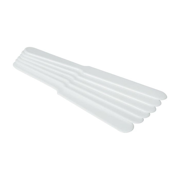 Coupe-mousse - 6 pièces, BarUp, Blanc, 6 u., 235x26mm — 565360