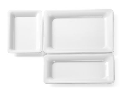 Plateaux gastronormes bord fin, HENDI, GN 1/2, 325x265x(H)20mm — 566015