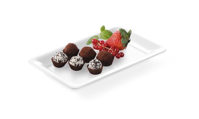 Plateaux gastronormes bord fin, HENDI, GN 1/4, 265x162x(H)20mm — 566046