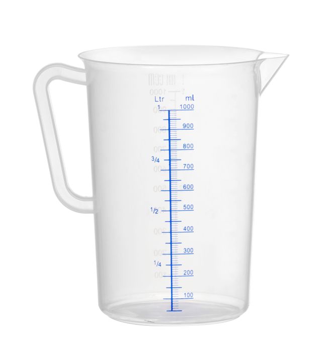 Broc mesureur en polypropylène, HENDI, Kitchen Line, 1L, ⌀110x(H)170mm — 567203
