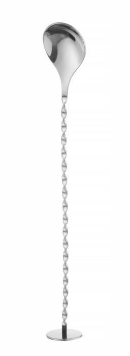 Cuillère à cocktail avec pilon, BarUp, Argent, 280x35mm — 593097