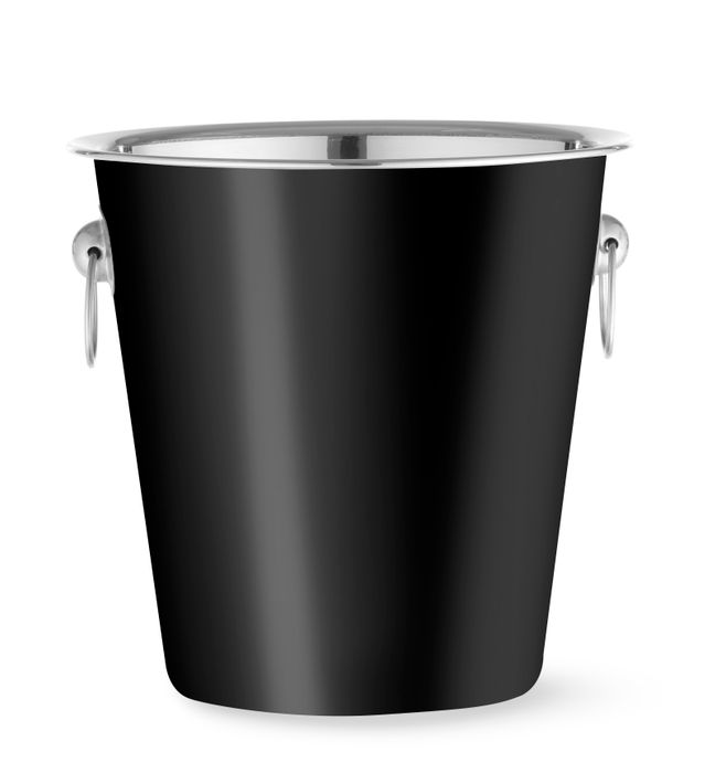 Seau à glace, BarUp, 3,3L, Noir, ⌀220x(H)190mm — 594049