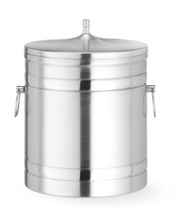 IJsemmer dubbelwandig, BarUp, 5L, Zilver, ⌀200x(H)230mm — 594704