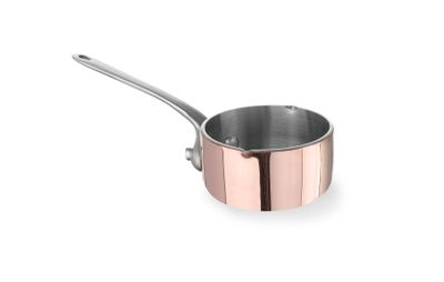Steelpannetjes met schenktuit, HENDI, 0,26L, ⌀85x(H)50mm — 607039