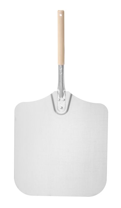 Pizzaschep vierkant met korte handgreep, HENDI, 355x710mm — 618042