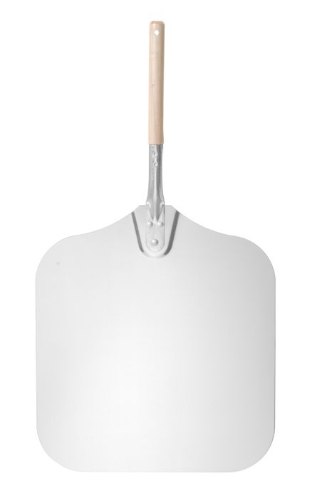 Pizzaschep vierkant met korte handgreep, HENDI, 405x760mm — 618059