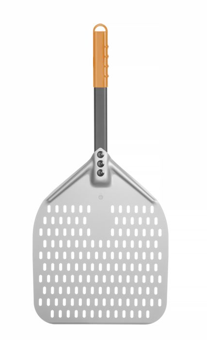 Pizzaschep vierkant geperforeerd, HENDI, 300x660mm — 618097