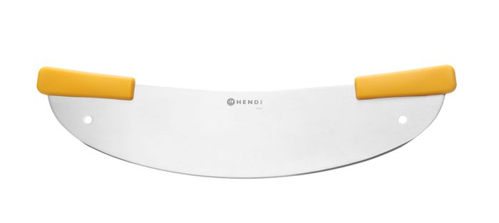 Pizzasnijder rocker, HENDI, Zilver, 533x111mm, Gebogen — 618226