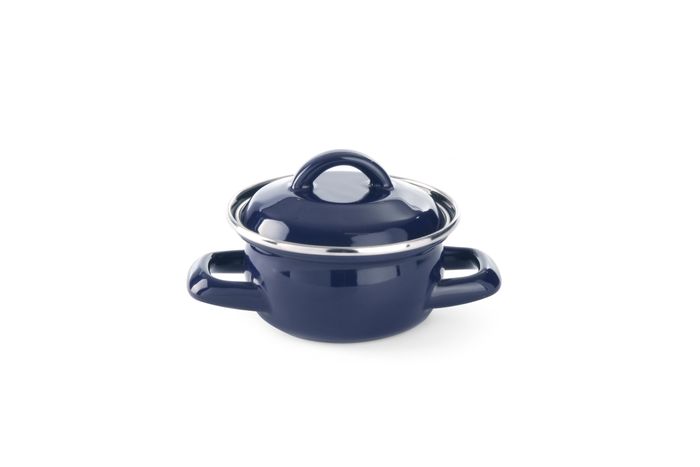 Marmite à soupe ou à sauce - avec couvercle, HENDI, 0,3L, Bleu, ⌀115x(H)90mm — 625804