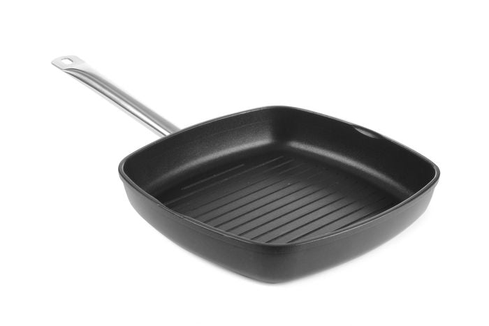 Poêle à griller rainurée Titanium Professional, HENDI, Titanium professional, 550x290x(H)55mm — 629802