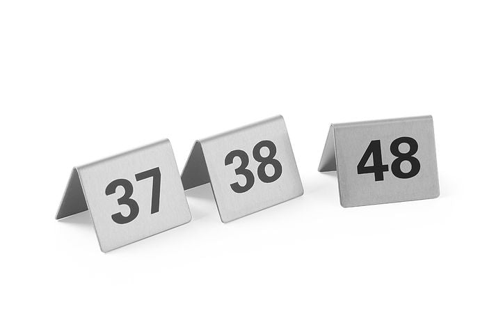 Tafelstandaard nummers, HENDI, Nummers 37-48, 50x35x(H)40mm — 663875