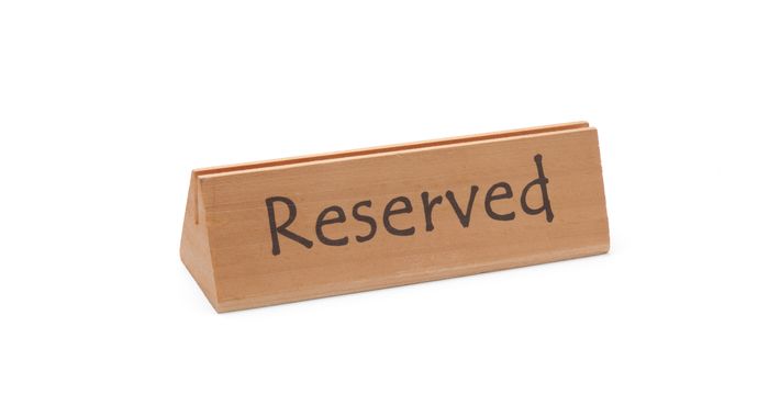 Chevalet de table réservé, HENDI, "reserved", 152x44x(H)44mm — 664308